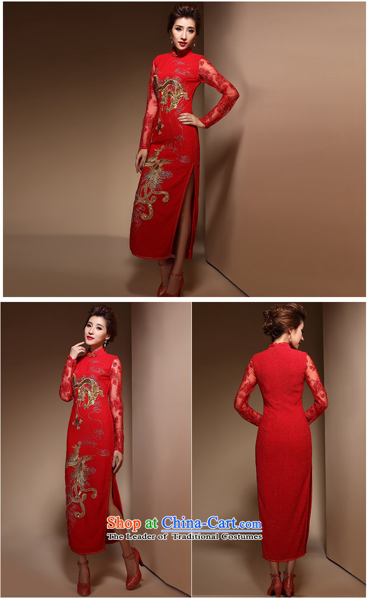 Sau Kwun Tong Xiang Itanium 2015 new autumn long) CHINESE CHEONGSAM wedding dress Bridal Services QX3806 bows red L picture, prices, brand platters! The elections are supplied in the national character of distribution, so action, buy now enjoy more preferential! As soon as possible.