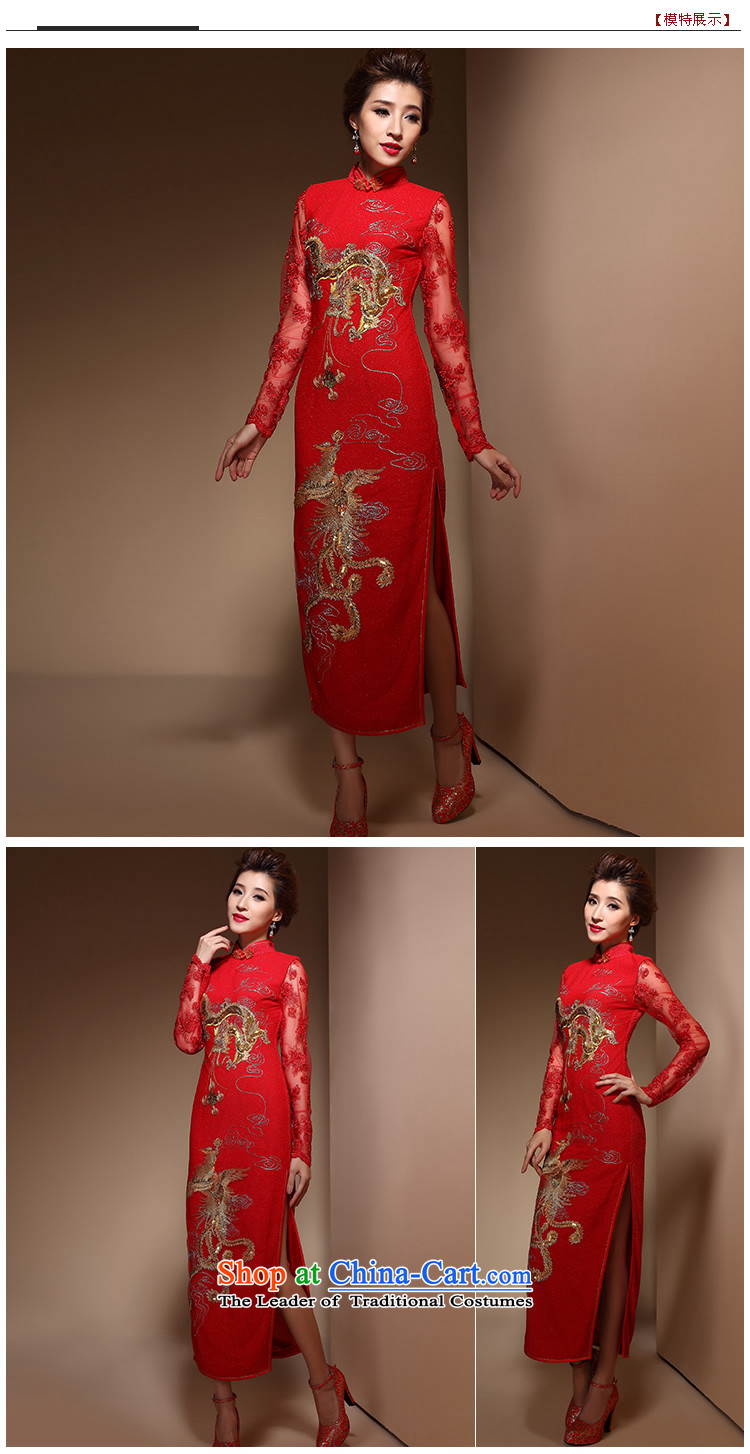 Sau Kwun Tong Xiang Itanium 2015 new autumn long) CHINESE CHEONGSAM wedding dress Bridal Services QX3806 bows red L picture, prices, brand platters! The elections are supplied in the national character of distribution, so action, buy now enjoy more preferential! As soon as possible.