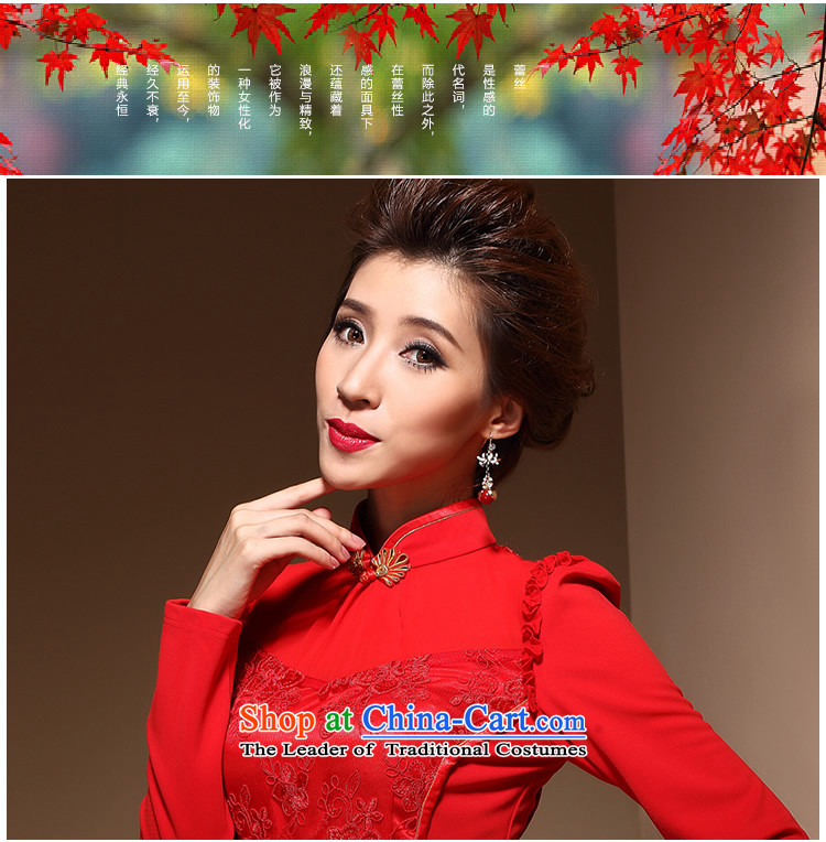Sau Kwun Tong love cheongsam wedding dress autumn 2014 new boxed Chinese bride dress uniform FX3901 bows red S picture, prices, brand platters! The elections are supplied in the national character of distribution, so action, buy now enjoy more preferential! As soon as possible.