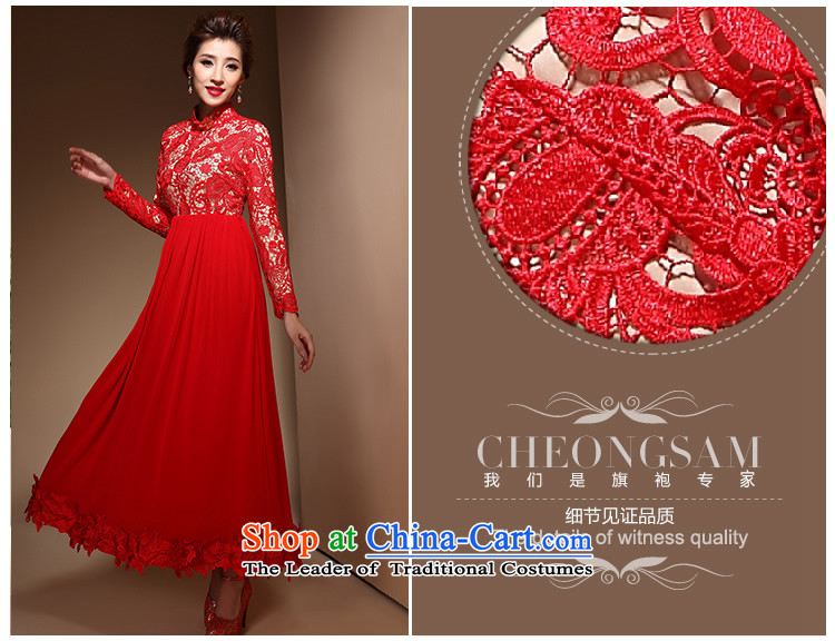 Sau Kwun Tong-YING QIU boxed long-sleeved wedding dresses new bride dress the lift mast to its 2014 bows FX3902 services red L picture, prices, brand platters! The elections are supplied in the national character of distribution, so action, buy now enjoy more preferential! As soon as possible.