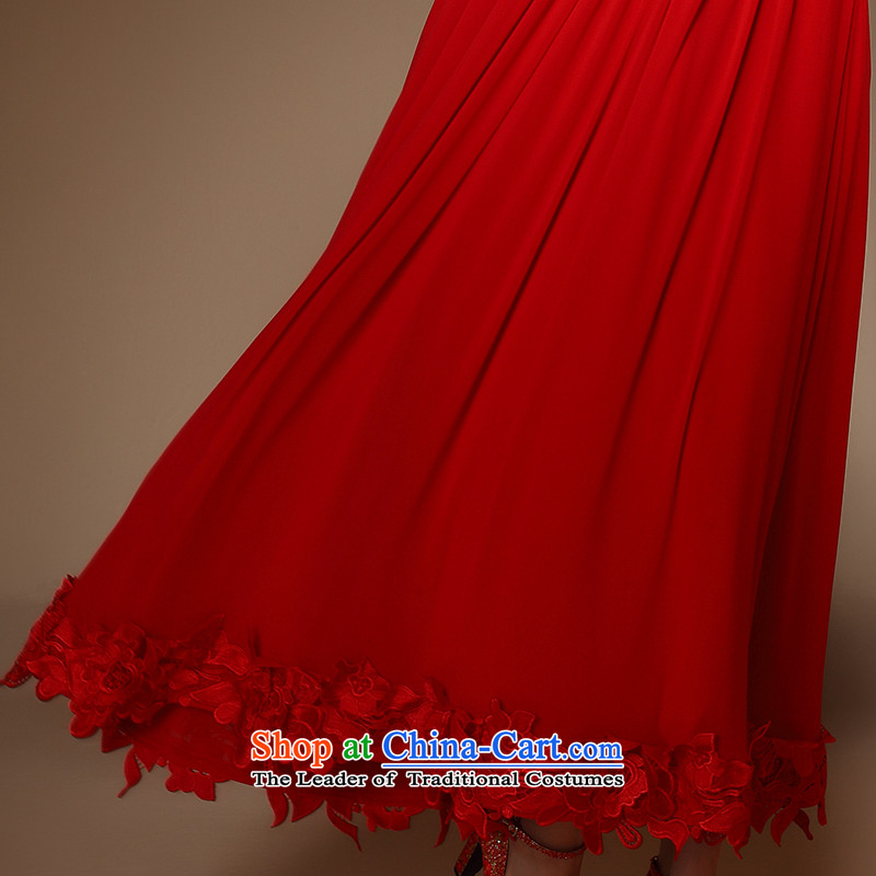 Sau Kwun Tong-YING QIU boxed long-sleeved wedding dresses new bride dress the lift mast to its 2014 bows FX3902 RED , L-soo-Kwun Tong shopping on the Internet has been pressed.