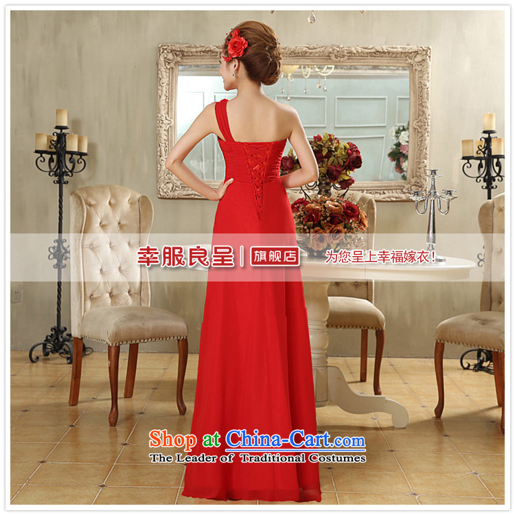 The privilege of serving-leung 2015 new bride wedding dress red long wedding dresses skirt flowers to align the shoulder Red 2XL Photo, prices, brand platters! The elections are supplied in the national character of distribution, so action, buy now enjoy more preferential! As soon as possible.