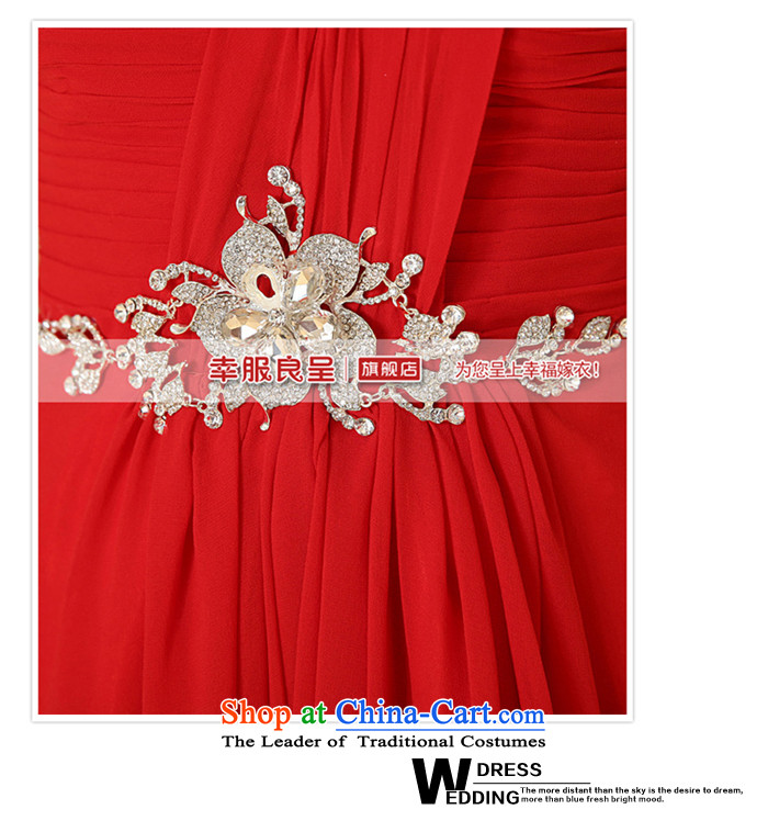 The privilege of serving-leung 2015 new bride wedding dress red long wedding dresses skirt flowers to align the shoulder Red 2XL Photo, prices, brand platters! The elections are supplied in the national character of distribution, so action, buy now enjoy more preferential! As soon as possible.