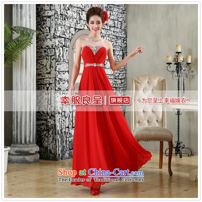 The privilege of serving-leung 2015 new bride wedding dress long red alignment to the Princess Mary Magdalene chest wedding dresses skirt red XL Photo, prices, brand platters! The elections are supplied in the national character of distribution, so action, buy now enjoy more preferential! As soon as possible.