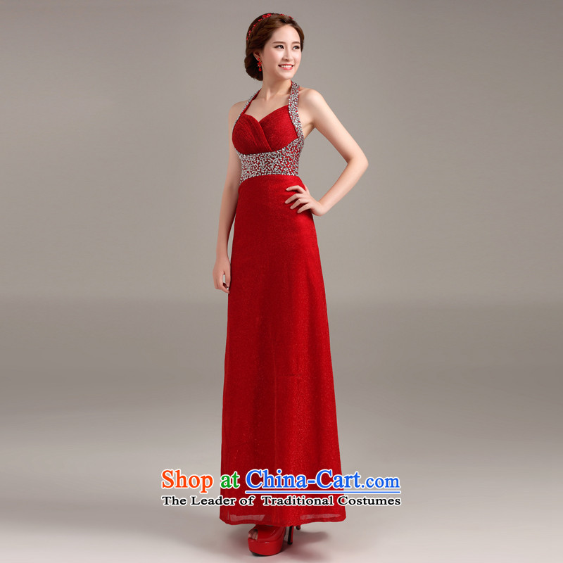 Beverly Ting pregnant women dress the new 2015-bride bows services also officiating at the evening dresses Long Chest Sau San video thin anointed red S, Beverly (tingbeier ting) , , , shopping on the Internet