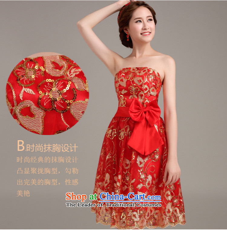 Beverly Ting bride bows to marry her dress and chest-stylish bridesmaid services, red retro evening dresses 2015 New Red XXL picture, prices, brand platters! The elections are supplied in the national character of distribution, so action, buy now enjoy more preferential! As soon as possible.