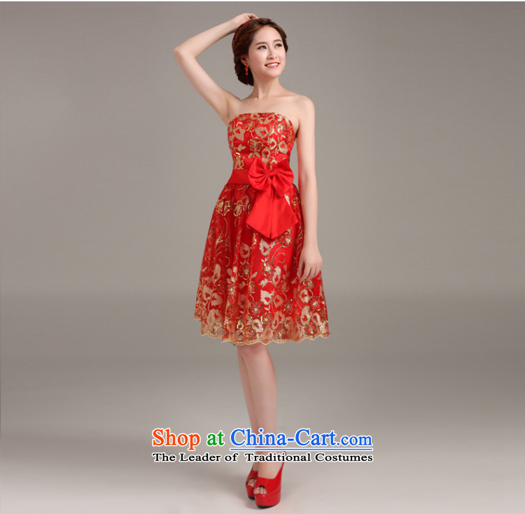 Beverly Ting bride bows to marry her dress and chest-stylish bridesmaid services, red retro evening dresses 2015 New Red XXL picture, prices, brand platters! The elections are supplied in the national character of distribution, so action, buy now enjoy more preferential! As soon as possible.
