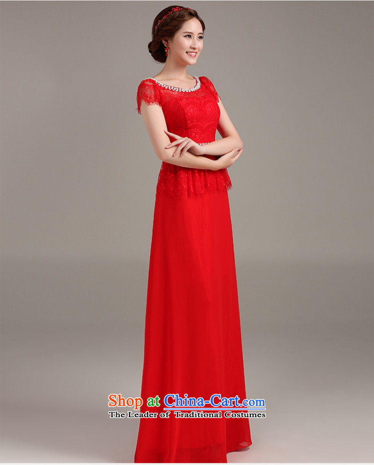 Beverly Ting dress 2015 new stylish marriages bows to red long shoulders video thin red XL Sau San Picture, prices, brand platters! The elections are supplied in the national character of distribution, so action, buy now enjoy more preferential! As soon as possible.
