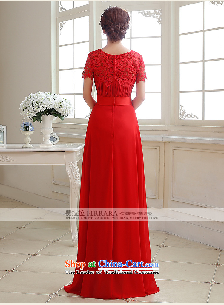 2015 new bride dress classic round-neck collar sexy lace tie bows services L Suzhou dress shipment picture, prices, brand platters! The elections are supplied in the national character of distribution, so action, buy now enjoy more preferential! As soon as possible.