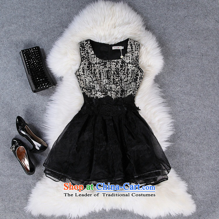 Gibez Card Dili real concept Fall/Winter Collections European site OSCE root yarn Lace Embroidery skirt vest skirt small black 1227 M pictures dresses, prices, brand platters! The elections are supplied in the national character of distribution, so action, buy now enjoy more preferential! As soon as possible.