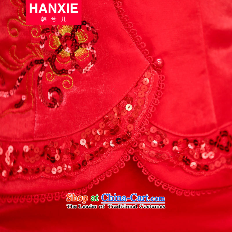 Zuoweibeini autumn and winter new wedding dresses 2014 Leisure II red kit embroidery classical wind kit bride kit skirt red XL, Zoe ZUOWEIBEINI stephanie (Addis Ababa) , , , shopping on the Internet