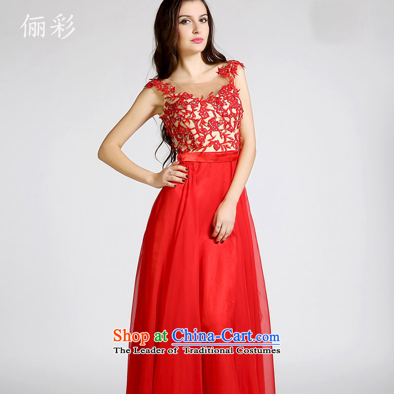 158 color bridesmaid dress bride bows services for winter long skirt Red Dress S, 158 annual color (LICAI) , , , shopping on the Internet
