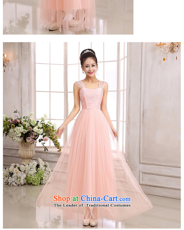 C.o.d. new annual dinner dress strap long skirt lace breast straps wedding dress sweet long skirt sister mission bridesmaid dress show skirt pink are code for 80-120 catty picture, prices, brand platters! The elections are supplied in the national character of distribution, so action, buy now enjoy more preferential! As soon as possible.