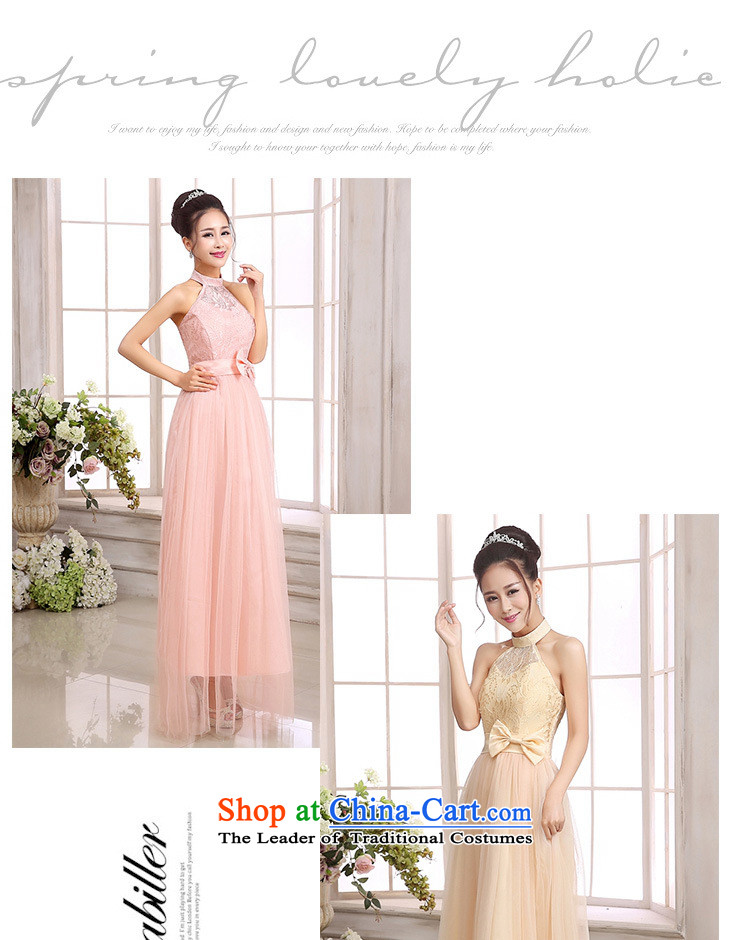 C.o.d. new gown elegant sexy a back dresses marriage wedding dresses bridesmaid sister small in the handlebars bon bon lace video thin skirt champagne color long skirt are code picture, prices, brand platters! The elections are supplied in the national character of distribution, so action, buy now enjoy more preferential! As soon as possible.