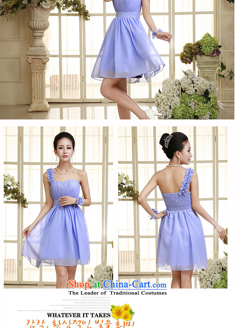 C.o.d. sweet princess flowers shoulder gauze small dress breast-fairies God sister mission bridesmaid wedding dresses, gauze short annual dress light champagne color code are pictures, prices, brand platters! The elections are supplied in the national character of distribution, so action, buy now enjoy more preferential! As soon as possible.