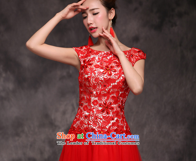 Jie mija bows Service Bridal Fashion 2014 new red marriage wedding dresses moderator evening dresses female long red Sau San XXL picture, prices, brand platters! The elections are supplied in the national character of distribution, so action, buy now enjoy more preferential! As soon as possible.