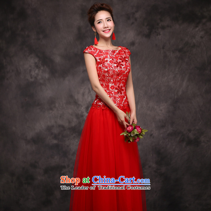 Jie mija bows Service Bridal Fashion 2014 new red marriage wedding dresses moderator evening dresses female long red XXL, Sau San Jie mia , , , shopping on the Internet