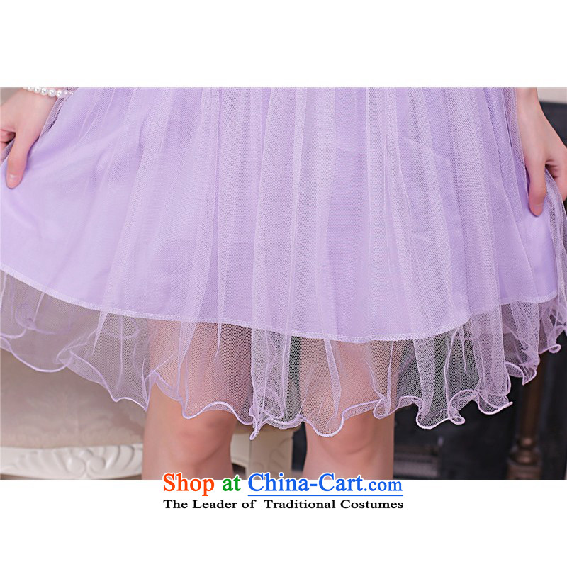 C.o.d. 2015 new lace shoulder evening dresses goddess small wedding bridesmaid short skirts, sister white dresses gauze princess, love white aprons are El Yi shopping on the Internet has been pressed.