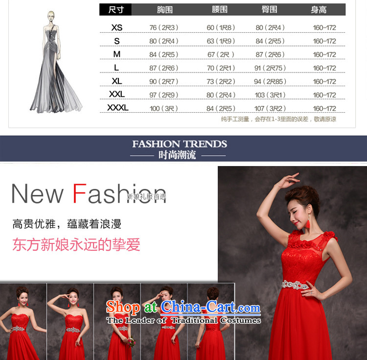 Jie Mija 2015 new bride Red chief of Sau San toasting champagne evening dresses and stylish shoulders bridesmaid wedding dress shoulders services/flowers , prices, Photo L brand platters! The elections are supplied in the national character of distribution, so action, buy now enjoy more preferential! As soon as possible.