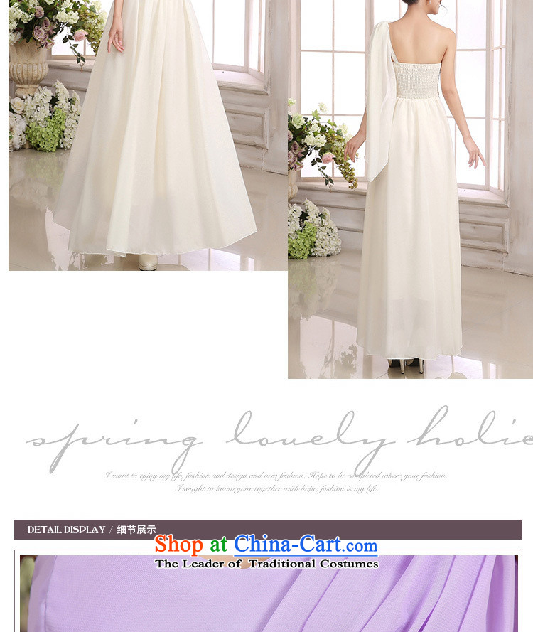 C.o.d. 2015 new gliding shoulder long skirt ultra fairies air quality gentlewoman Annual Show small wedding dresses bridesmaid sister Lin Yi skirts short, purple are code pictures, prices, brand platters! The elections are supplied in the national character of distribution, so action, buy now enjoy more preferential! As soon as possible.