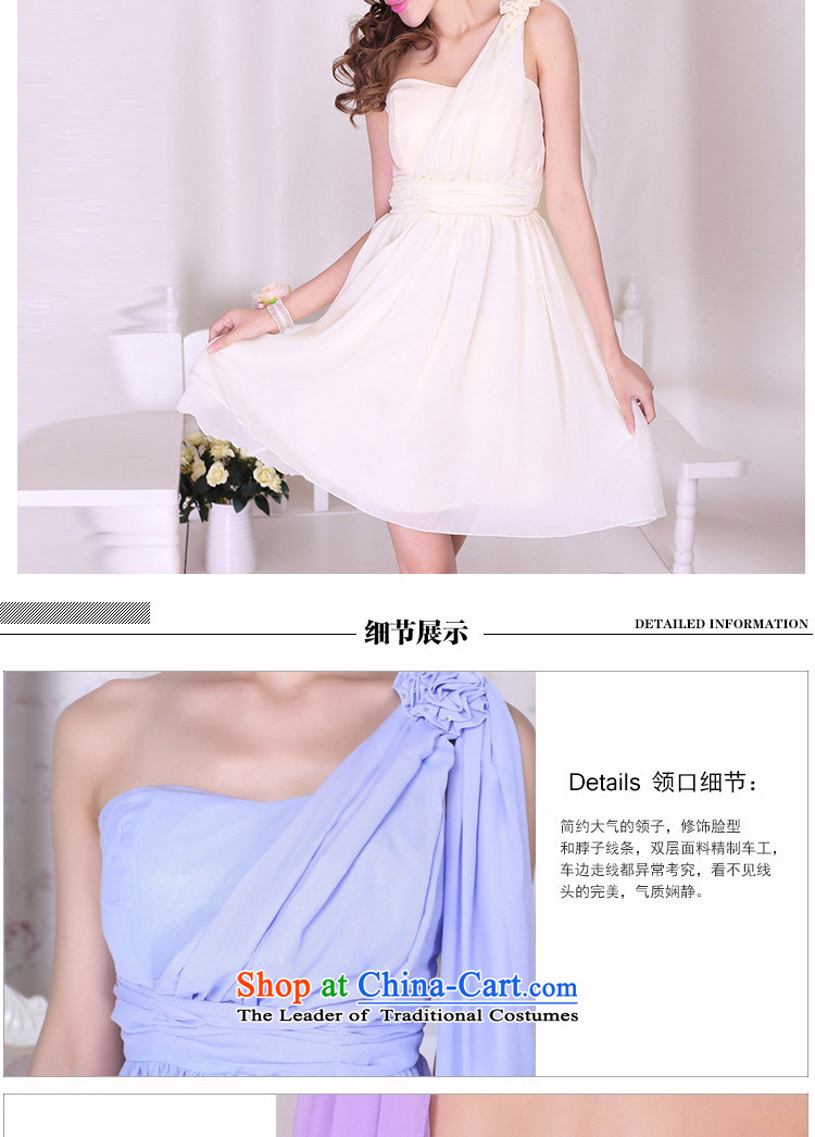 C.o.d. 2015 new gliding shoulder long skirt ultra fairies air quality gentlewoman Annual Show small wedding dresses bridesmaid sister Lin Yi skirts short, purple are code pictures, prices, brand platters! The elections are supplied in the national character of distribution, so action, buy now enjoy more preferential! As soon as possible.