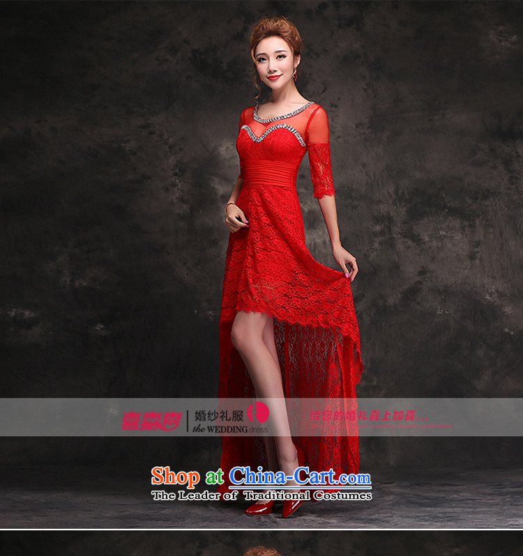 Hei Kaki 2015 new winter) bows to dress short long after the pre-modern red bridesmaid skirt long gown F104 Red M Sau San Picture, prices, brand platters! The elections are supplied in the national character of distribution, so action, buy now enjoy more preferential! As soon as possible.