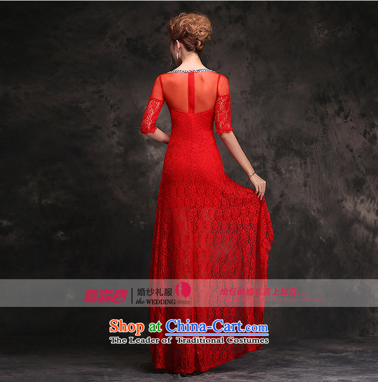 Hei Kaki 2015 new winter) bows to dress short long after the pre-modern red bridesmaid skirt long gown F104 Red M Sau San Picture, prices, brand platters! The elections are supplied in the national character of distribution, so action, buy now enjoy more preferential! As soon as possible.