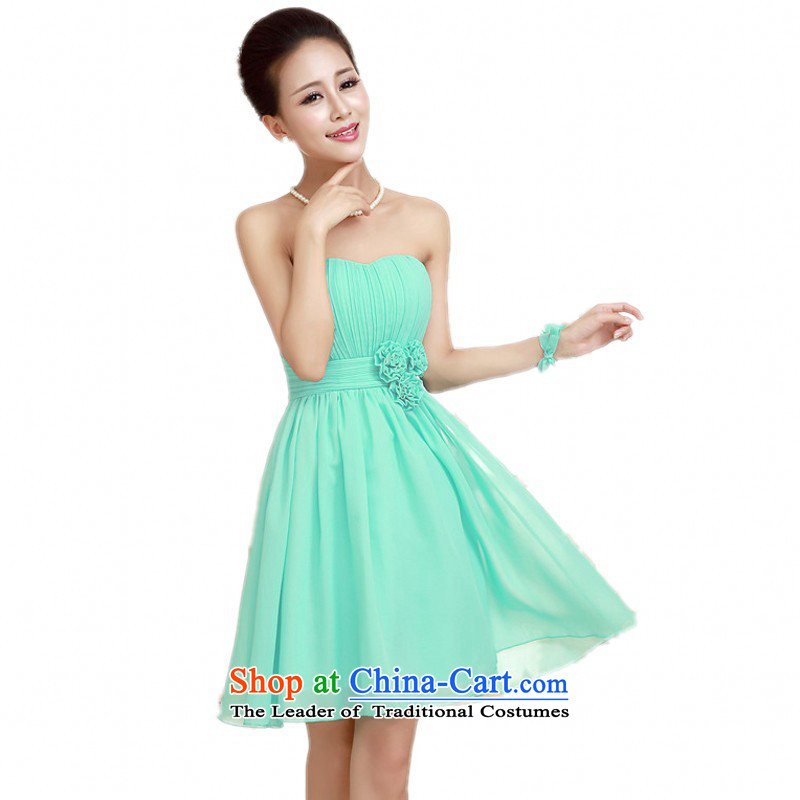 C.o.d. Package Mail New cute girl like Susy Nagle Mrs Mary Magdalene chest small dress chiffon short, wedding dresses bridesmaid sister skirt high annual waist performances are champagne color code skirts, land is of Yi , , , shopping on the Internet