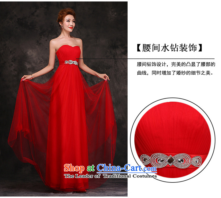 Hei Kaki 2015 new bride wedding dress bows to the autumn and winter bridesmaid chief stylish red dress F112 RED XL Photo, prices, brand platters! The elections are supplied in the national character of distribution, so action, buy now enjoy more preferential! As soon as possible.