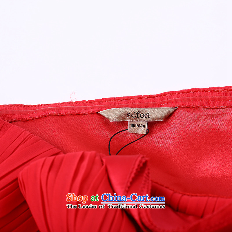 2015 Maple statistics sefon spring new products and chest evening dresses long bridal dresses female red 9451LD161 /RE2 L/165, Red maple (sefon Cape Collinson) , , , shopping on the Internet