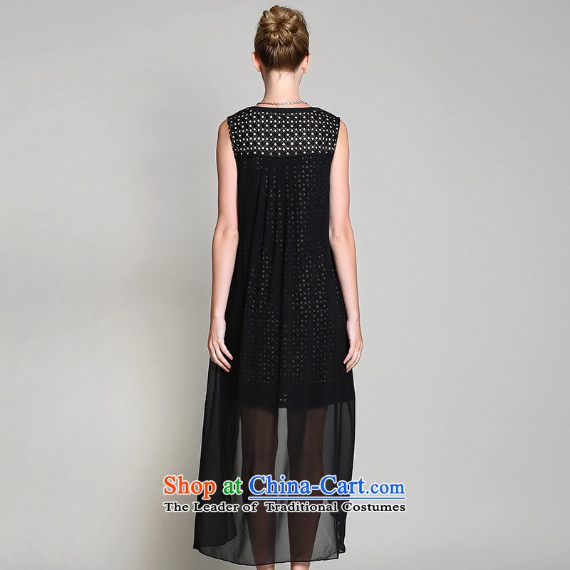 2015 Maple statistics sefon spring new empty short of courage embroidery dresses evening dresses female 9225LD113 dark /BK3 L/165, statistics (sefon maple) , , , shopping on the Internet