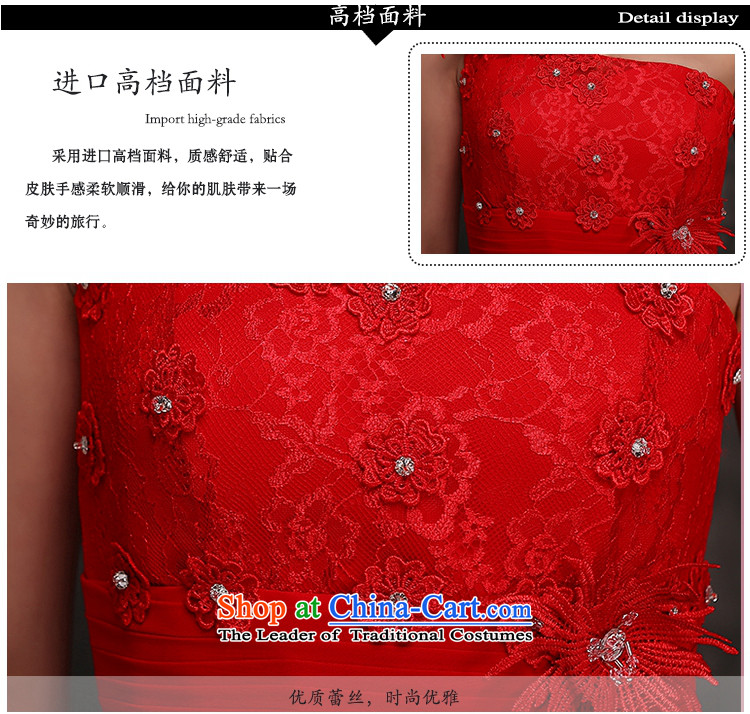 Hei Kaki 2015 new stylish bride shoulder bows serving long bridesmaid at red dress F11 Red XXL picture, prices, brand platters! The elections are supplied in the national character of distribution, so action, buy now enjoy more preferential! As soon as possible.