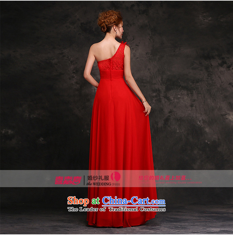 Hei Kaki 2015 new stylish bride shoulder bows serving long bridesmaid at red dress F11 Red XXL picture, prices, brand platters! The elections are supplied in the national character of distribution, so action, buy now enjoy more preferential! As soon as possible.