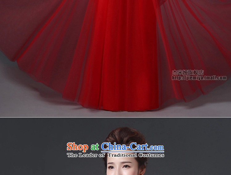 Jie mija bows Service Bridal Fashion 2014 new red wedding dresses in long-sleeved marriage evening dresses lace winter L picture, prices, brand platters! The elections are supplied in the national character of distribution, so action, buy now enjoy more preferential! As soon as possible.
