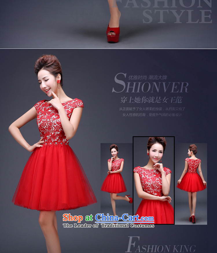 Jie Mija 2014 new bride dress bows to marry wedding dress red short) under the auspices of lace dress female RED M picture, prices, brand platters! The elections are supplied in the national character of distribution, so action, buy now enjoy more preferential! As soon as possible.