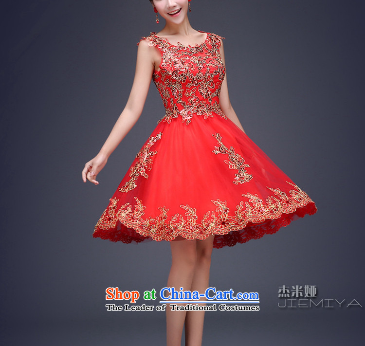 Jie Mija 2014 New Winter load marriages wedding dresses Sau San long red shoulders bows services evening dresses female red double-shoulder length) XL Photo, prices, brand platters! The elections are supplied in the national character of distribution, so action, buy now enjoy more preferential! As soon as possible.