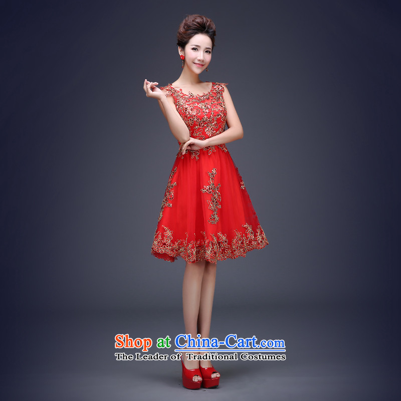 Jie Mija 2014 New Winter load marriages wedding dresses Sau San long red shoulders bows services evening dresses female red double-shoulder length, XL, Cheng Kejie mia , , , shopping on the Internet