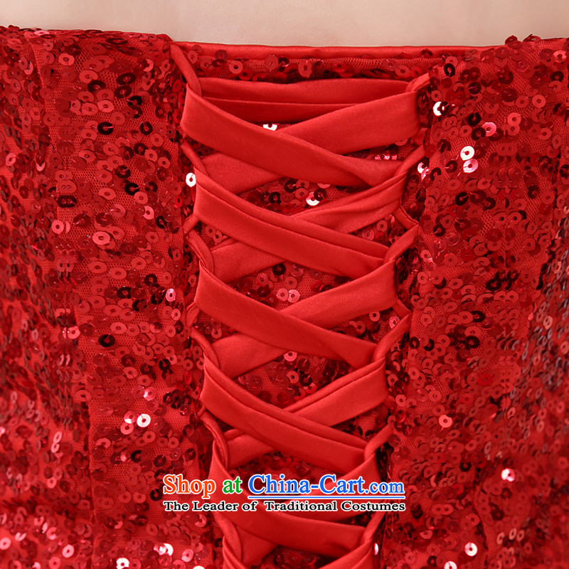 Talk to Her New Red Dress Crowsfoot Sau San evening dresses marriages bows serving large stylish and elegant evening with red XL, whisper to Madame shopping on the Internet has been pressed.
