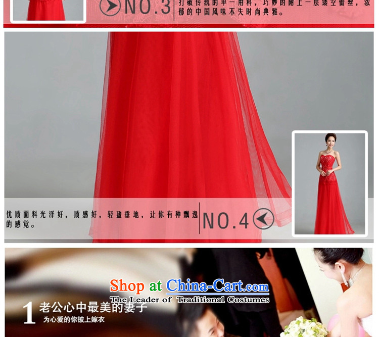 Jie mija wedding dresses 2015 new marriages bows and Stylish service chest red long banquet dinner dress red XL Photo, prices, brand platters! The elections are supplied in the national character of distribution, so action, buy now enjoy more preferential! As soon as possible.