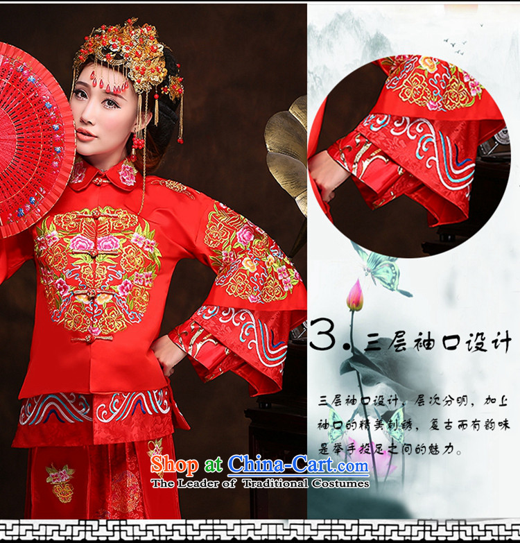 Hei Kaki New Chinese wedding dress winter bride dress Soo-wo service classical marriage bows services use XH99 dragon-soo wo service plus crown plus necklace XXL picture, prices, brand platters! The elections are supplied in the national character of distribution, so action, buy now enjoy more preferential! As soon as possible.