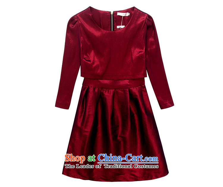 Install the latest Autumn 2015 Jk2.yy) Leave two bon bon skirt the skirt of 7 MM thick large cuff Female dress skirts, wine red 2XL recommendations about 160 pictures, prices, brand platters! The elections are supplied in the national character of distribution, so action, buy now enjoy more preferential! As soon as possible.