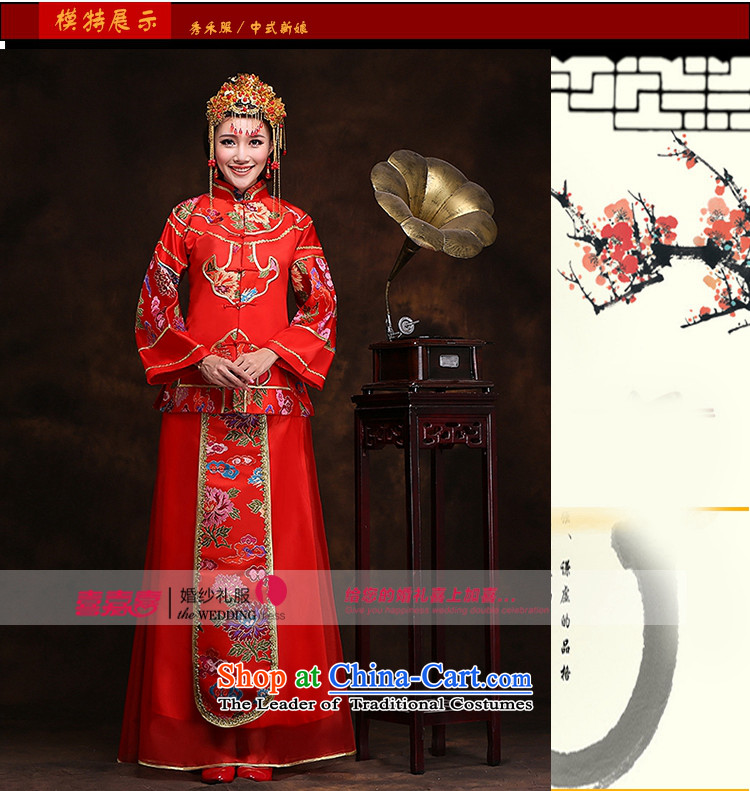 Hei kaki-soo Wo Service bridal dresses ancient Chinese wedding dress wedding dresses XH77 marriage services bows Sau Wo service plus crown plus earrings L picture, prices, brand platters! The elections are supplied in the national character of distribution, so action, buy now enjoy more preferential! As soon as possible.