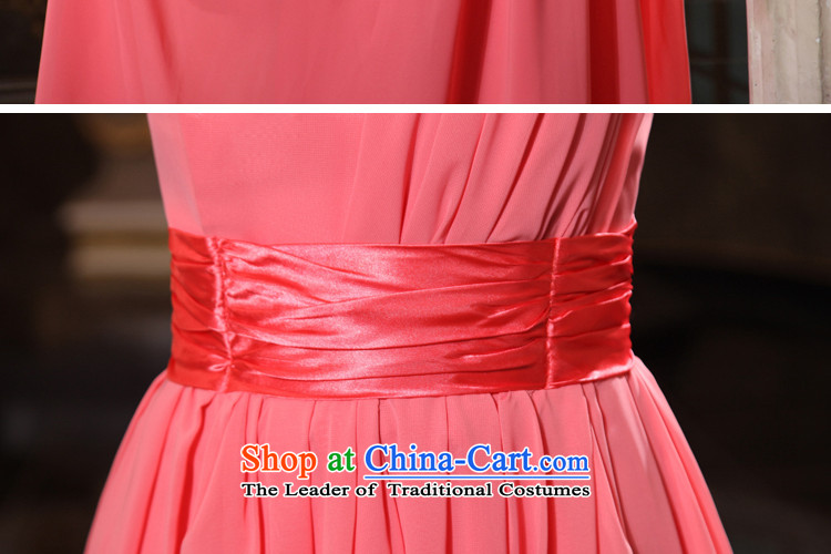 Talk to her new bride bridesmaid bows services dress marriage straps wedding short of evening long single shoulder larger watermelon red XXL picture, prices, brand platters! The elections are supplied in the national character of distribution, so action, buy now enjoy more preferential! As soon as possible.