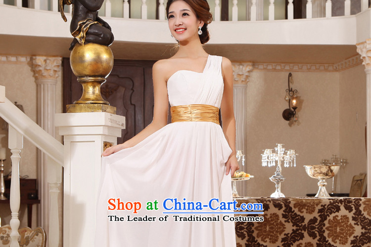 Talk to her new bride dress bridesmaid bows services dress marriage straps wedding short of evening long single shoulder larger white L picture, prices, brand platters! The elections are supplied in the national character of distribution, so action, buy now enjoy more preferential! As soon as possible.