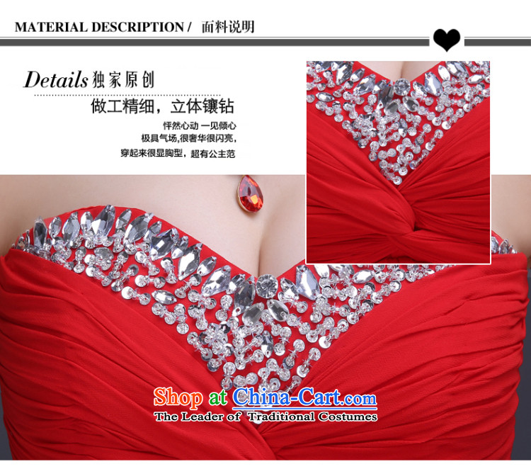 Beverly Ting bows services 2015 Spring dress marriages red Korean fashion before wiping the chest after the end of the long, short evening dresses red XL Photo, prices, brand platters! The elections are supplied in the national character of distribution, so action, buy now enjoy more preferential! As soon as possible.