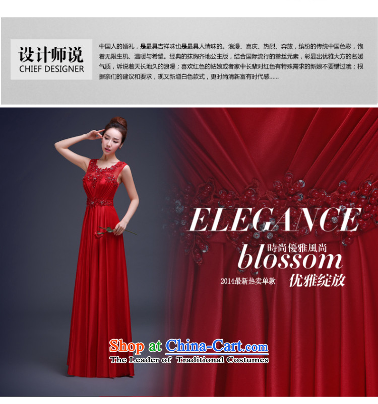 Beverly Ting bows Service Bridal Fashion Spring 2015 New 2 shoulder evening dresses red bridesmaid dress Long Female Red L images of the breast, prices, brand platters! The elections are supplied in the national character of distribution, so action, buy now enjoy more preferential! As soon as possible.