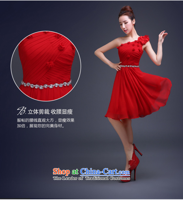 Beverly Ting bows services 2015 new marriages banquet evening dresses and stylish single short of small shoulder dress bridesmaid services spring red XXL picture, prices, brand platters! The elections are supplied in the national character of distribution, so action, buy now enjoy more preferential! As soon as possible.