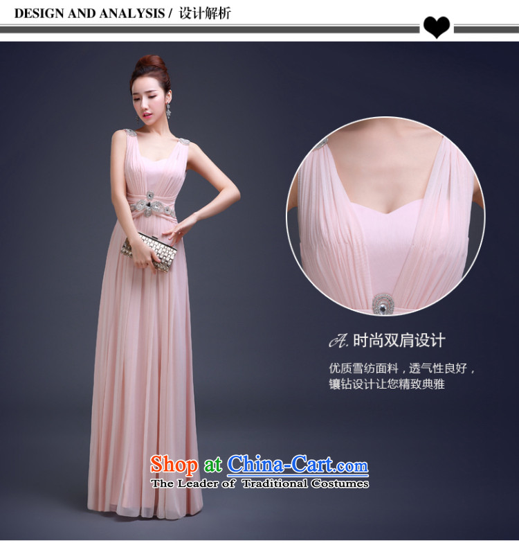 Beverly Ting evening dresses annual bride wedding dress long shoulders 2015 New Sau San bridesmaid services serving the Spring Banquet bows Pink Pink L picture, prices, brand platters! The elections are supplied in the national character of distribution, so action, buy now enjoy more preferential! As soon as possible.