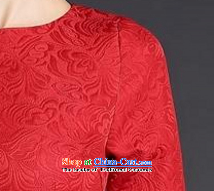 In accordance with the key, 2015 optimized large red dress married women serving drink autumn and winter aristocratic dress annual long-sleeved red dress banquet XL Photo, prices, brand platters! The elections are supplied in the national character of distribution, so action, buy now enjoy more preferential! As soon as possible.