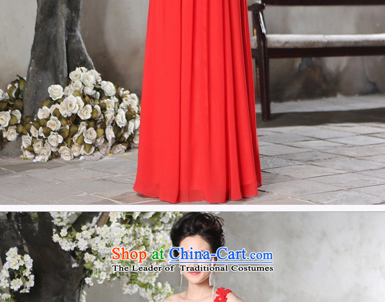 Jie Mia  autumn 2015 new single shoulder length of a Female dress banquet bridesmaid long skirt evening dress light pink M picture, prices, brand platters! The elections are supplied in the national character of distribution, so action, buy now enjoy more preferential! As soon as possible.